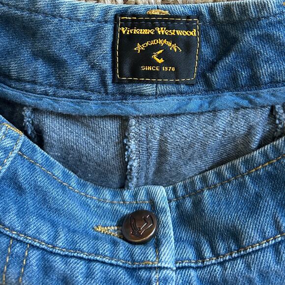 Vintage Vivienne Westwood Anglomania Sabre Button Jeans – Late 1990s/Early 2000s - Picture 9 of 10